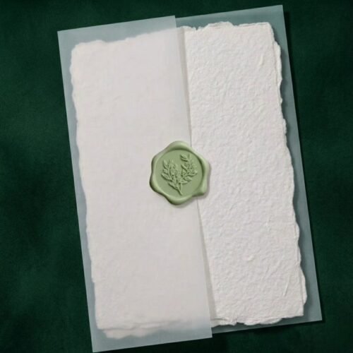 رساله من ورق القطن مع ظرف